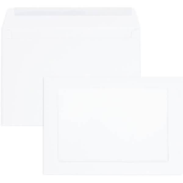 Werbefensterhüllen C5 120g/qm gummiert Sonderfenster VE=500 Stück