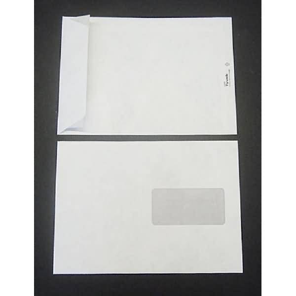 Versandtaschen Tyvek C5 54g/qm haftklebend Fenster VE=100 St. weiß