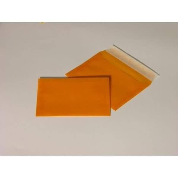 Briefumschläge Offset transparent C6 100g/qm HK VE=100 Stück intensivorange