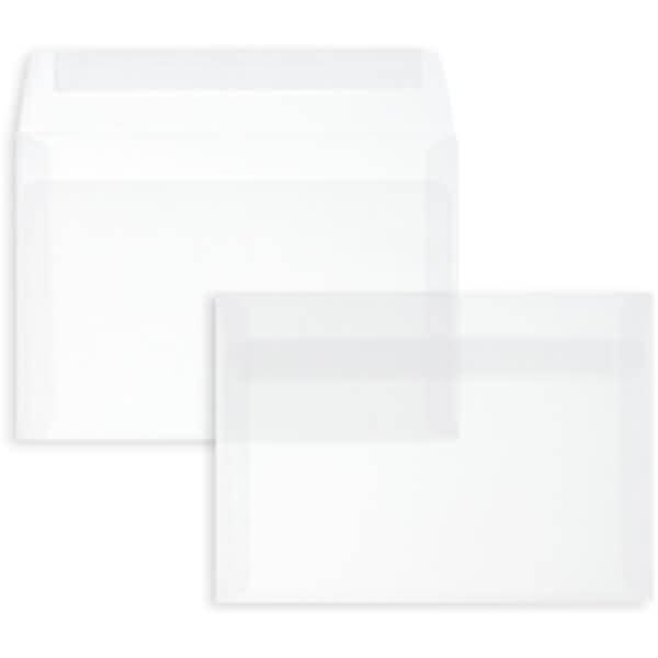 Briefumschläge Offset transparent C6 100g/qm HK VE=100 Stück weiß
