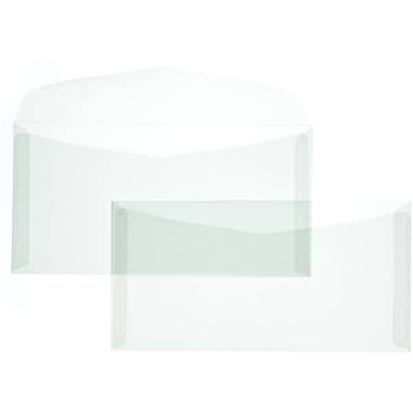 Kuvertierhüllen DIN C6/5 100g/qm gummiert VE=100 Stück transparent-weiß