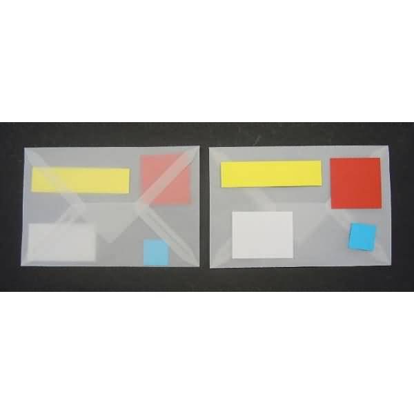 Briefumschläge Offset transparent 120x180mm 90g/qm NK VE=100 Stück weiß