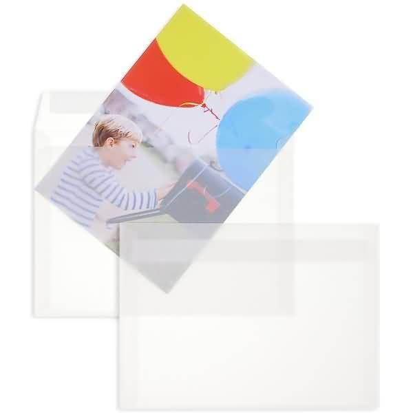 Briefumschläge Offset C5 100g/qm HK transparent-weiß VE=100 Stück
