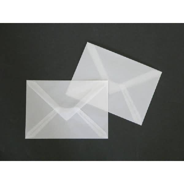 Briefumschläge Offset transparent C5 90g/qm NK VE=100 Stück weiß