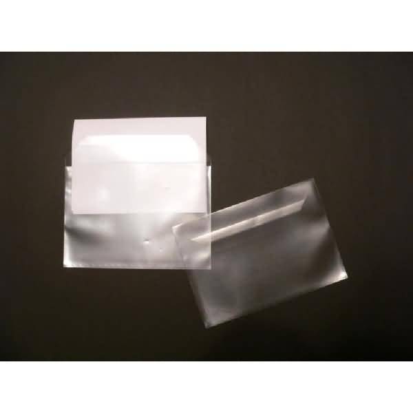 Briefumschläge Offset transparent C6 100 my haftklebend VE=100 Stück transparent