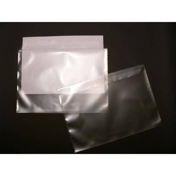 Briefumschläge Offset transparent C4 100 my haftklebend VE=100 Stück transparent