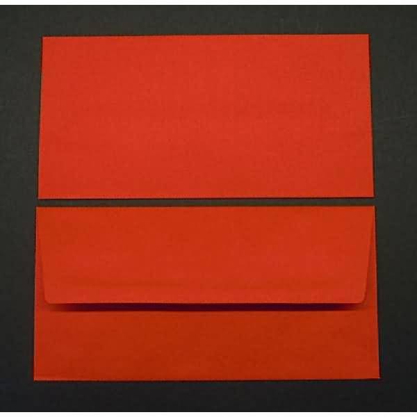 Briefumschläge DINlang 100g/qm gummiert VE=100 Stück tomate