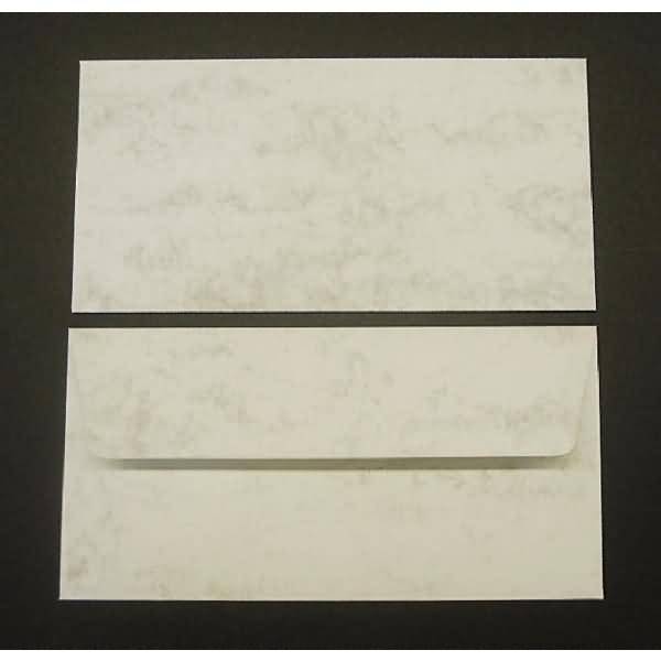 Briefumschläge DINlang 100g/qm gummiert VE=100 Stück grau marmora