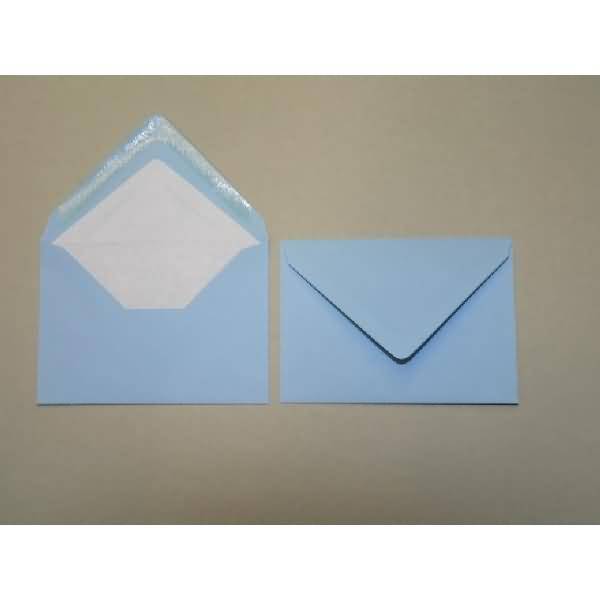 Briefumschläge 125x176mm (DIN B6) 100g/qm gummiert VE=100 Stück aqua
