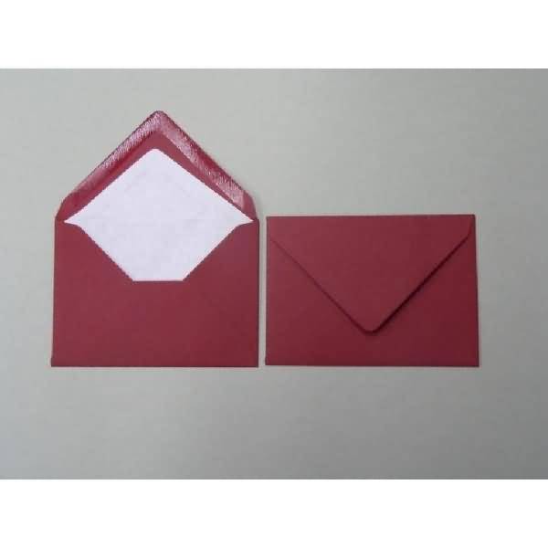 Briefumschläge 157x225mm (DIN C5) 100g/qm gummiert VE=100 Stück rosso