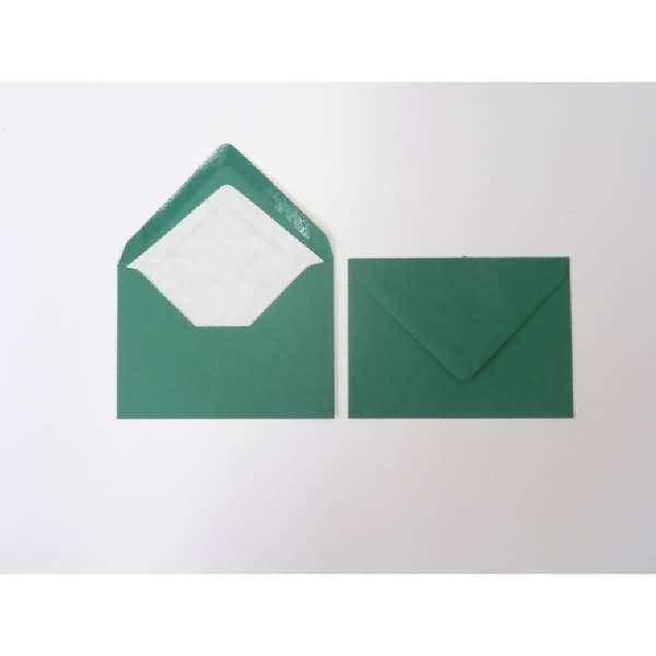 Briefumschläge 125x176mm (DIN B6) 100g/qm gummiert VE=100 Stück tannengrün