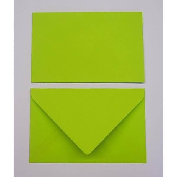 Briefumschläge 125x176mm (DIN B6) 100g/qm gummiert VE=100 Stück maigrün