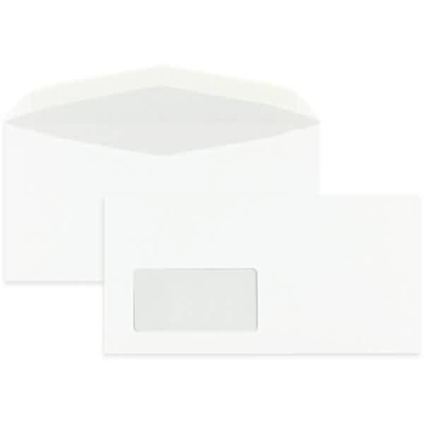 Kuvertierhüllen DIN C6/5 75g/qm gummiert Fenster VE=1000 Stück weiß