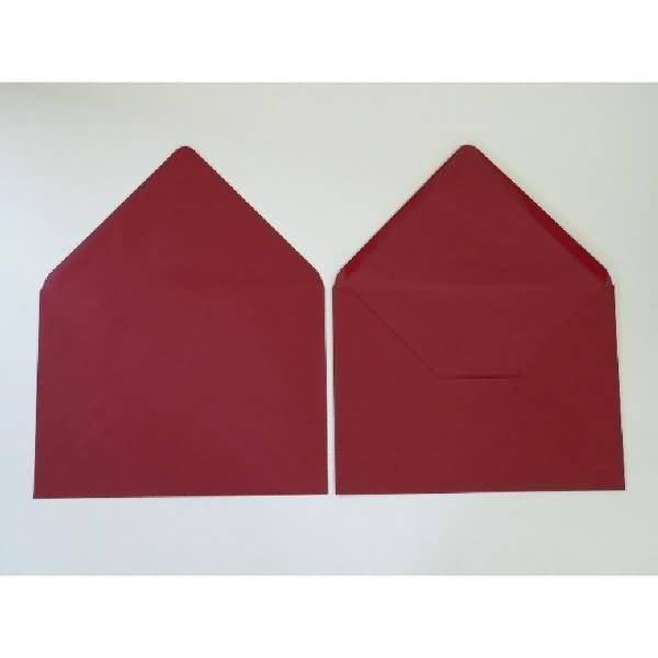 Briefumschläge 225x315mm 160g/qm gummiert VE=100 Stück rosso