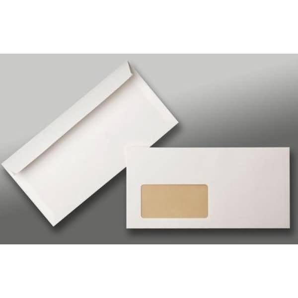 Briefumschläge Biotop3 DINlang 90g/qm haftklebend Fenster VE=100 Stück creme