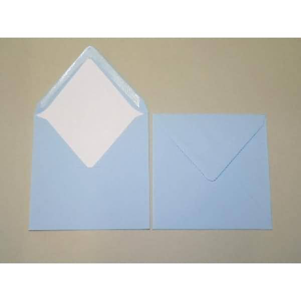 Briefumschläge 164x164mm 100g/qm gummiert VE=100 Stück aqua