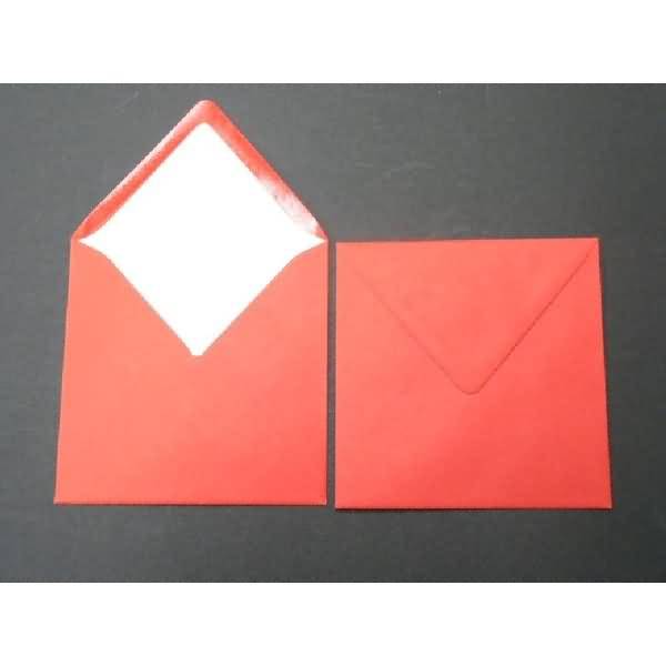 Briefumschläge 164x164mm 100g/qm gummiert VE=100 Stück tomate