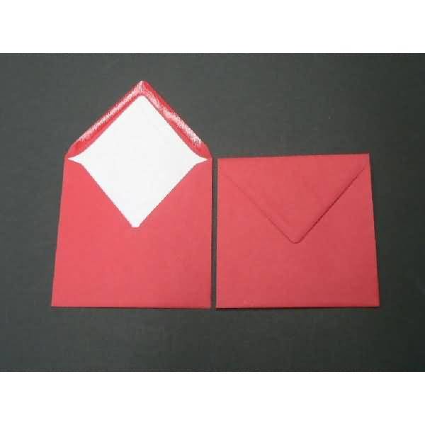 Briefumschläge 164x164mm 100g/qm gummiert VE=100 Stück rot