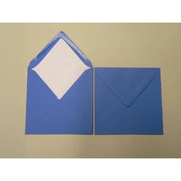 Briefumschläge 164x164mm 100g/qm gummiert VE=100 Stück stahlblau