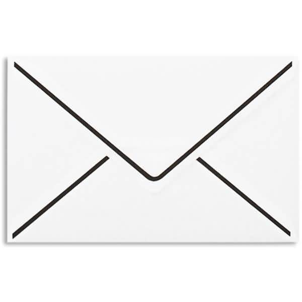 Trauerumschläge 116x180mm 90g/qm gummiert VE=100 Stück weiß gehämmert
