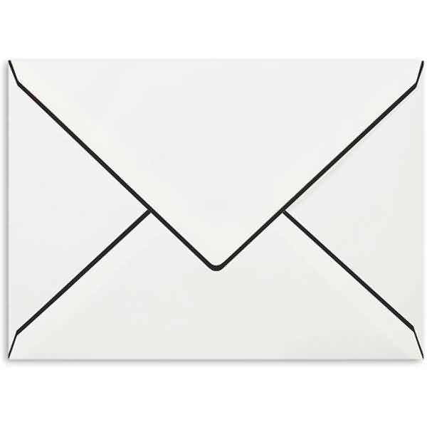 Trauerumschläge C5 120g/qm gummiert VE=100 Stück weiß matt