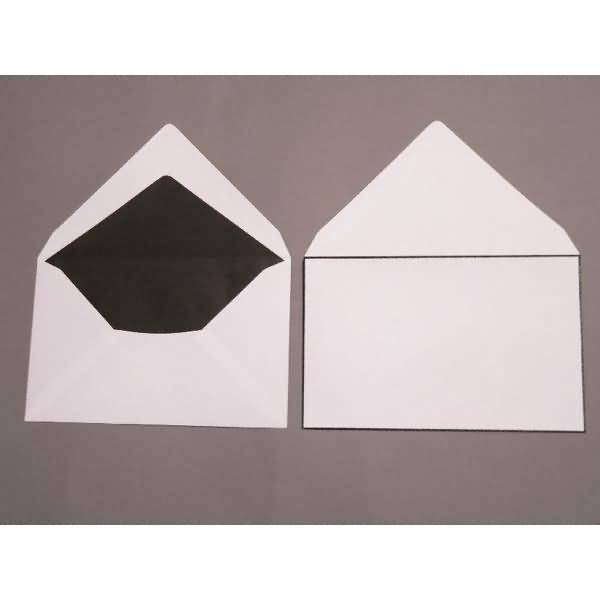 Trauerumschläge 120x191mm 100g/qm gummiert VE=100 Stück weiß halbmatt