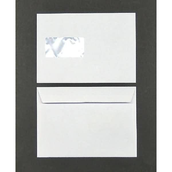 Briefumschläge PlanoJet C5 100g/qm haftklebend Fenster VE=500 Stück hochweiß