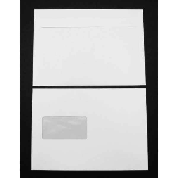 Briefumschläge Munken Polar C5 120g/qm haftklebend Fenster VE=500 Stück weiß