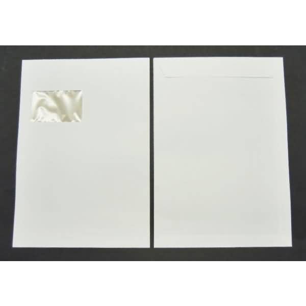 Versandtaschen C4 120g/qm haftklebend Fenster VE=250 Stück weiß