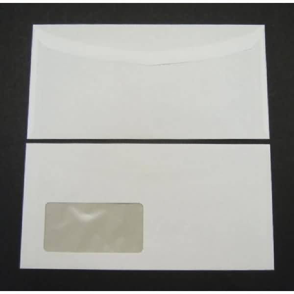 Kuvertierhüllen DIN C6/5 80g/qm gummiert Fenster VE=1000 Stück weiß