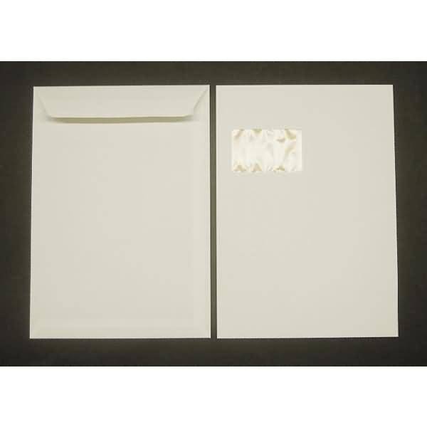 Versandtaschen C4 120g/qm haftklebend Fenster VE=250 Stück creme