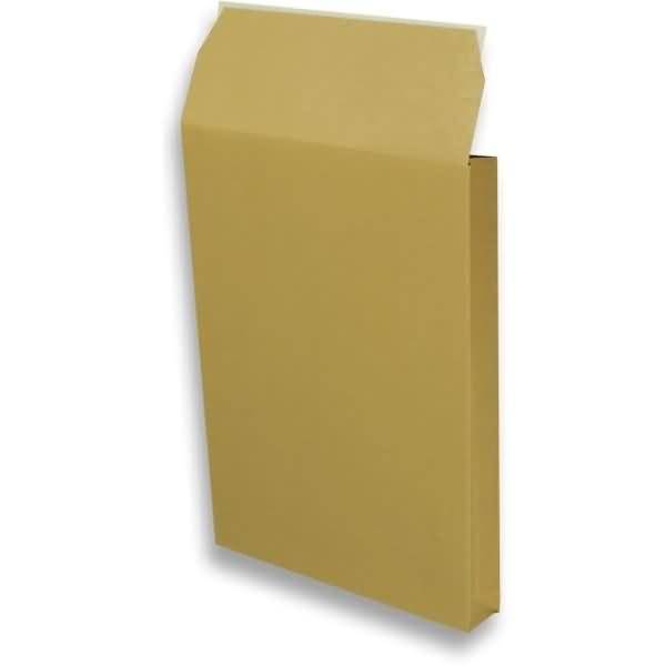 Faltentaschen 229x324x40mm C4 130g/qm haftklebend VE=250 St. braun