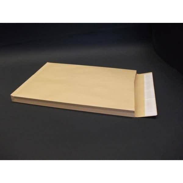 Faltentaschen 229x324x20mm C4 130g/qm haftklebend VE=250 St. braun