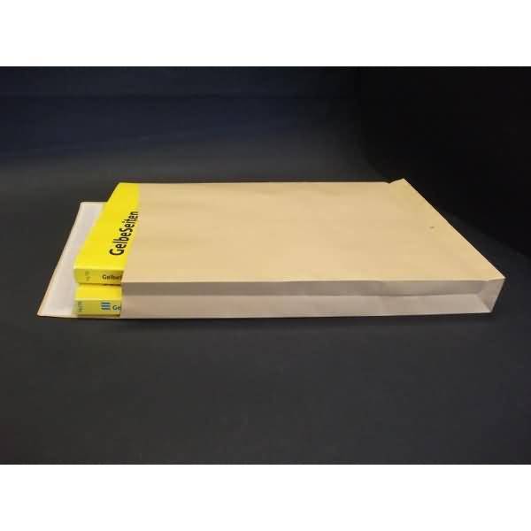 Faltentaschen 250x353x40mm B4 130g/qm haftklebend VE=250 St. braun