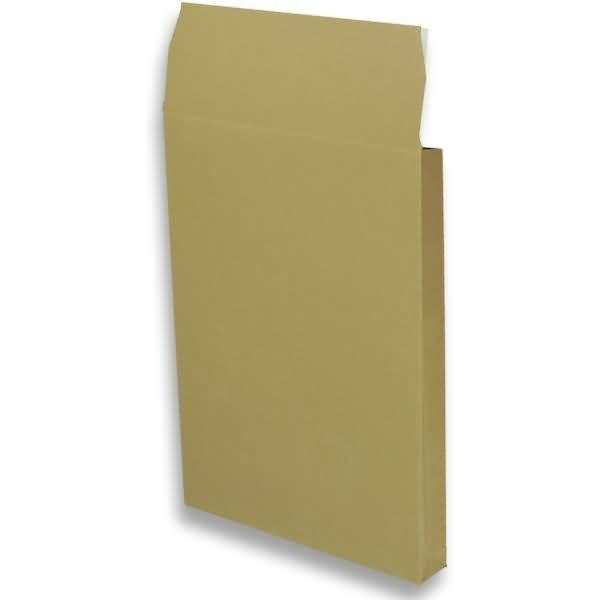 Faltentaschen 250x353x40mm B4 130g/qm haftklebend VE=250 St. braun