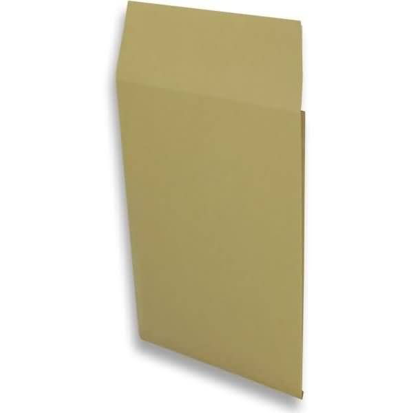 Faltentaschen 305x406x30mm 140g/qm haftklebend VE=125 Stück braun