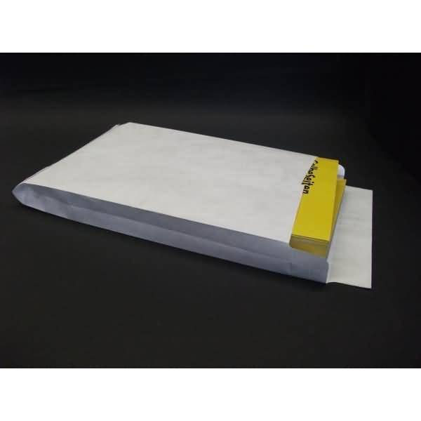Faltentaschen Tyvek 229x324x40mm C4 70g/qm HK VE=100 Stück weiß