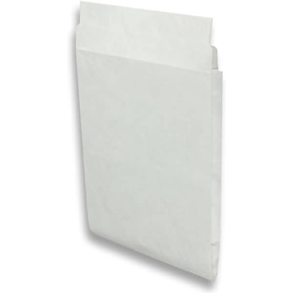 Faltentaschen Tyvek 250x330x40mm C5 70g/qm HK VE=100 Stück weiß