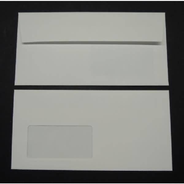 Briefumschläge Conqueror Smooth Glatt DINlang 120g/qm HK Fenster VE=500 St. weiß