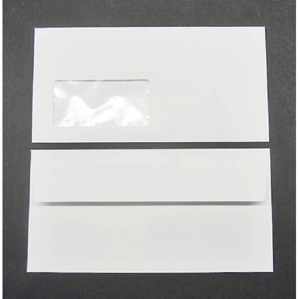Briefumschläge Conqueror Smooth CX22 DL 120g/qm HK Fenster VE=500 St. Brill.weiß