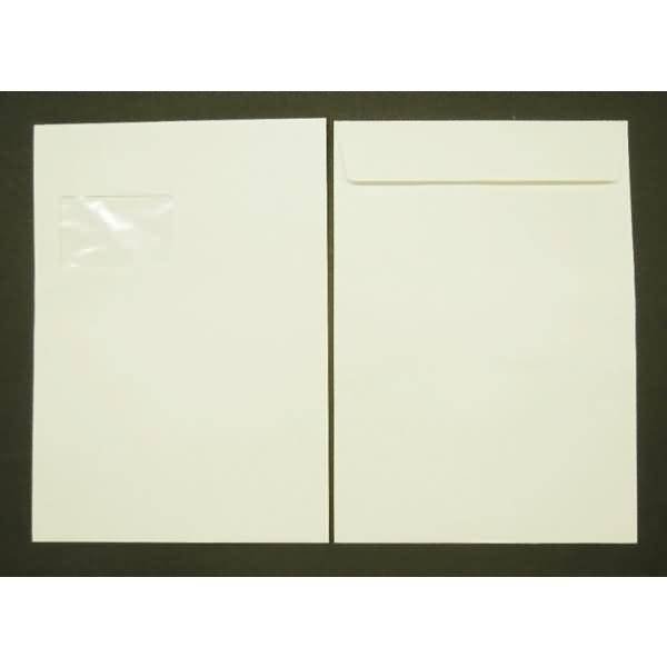 Versandtaschen Conqueror Texture C4 120g/qm haftklebend Fenster VE=250 St. creme