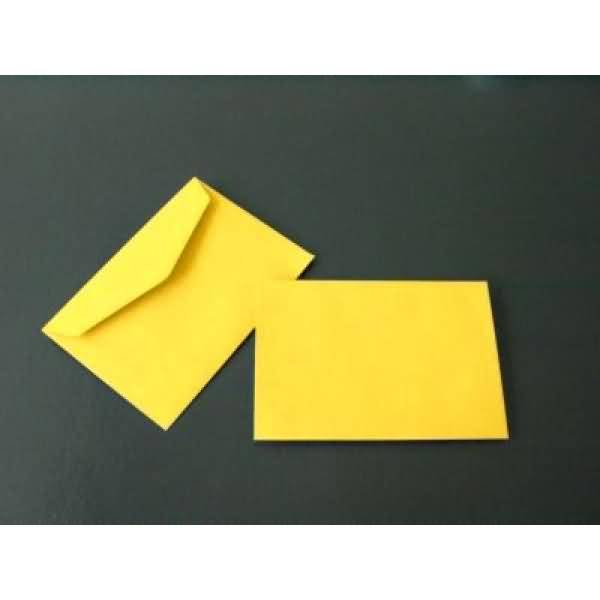 Briefumschläge C6 80g/qm gummiert VE=1000 Stück gelb