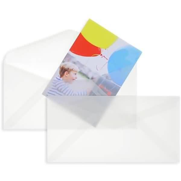 Briefumschläge Offset transparent DINlang 90g/qm NK VE=100 Stück weiß