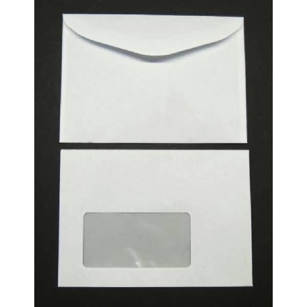 Briefumschläge C6 75g/qm gummiert Fenster VE=1000 Stück weiß