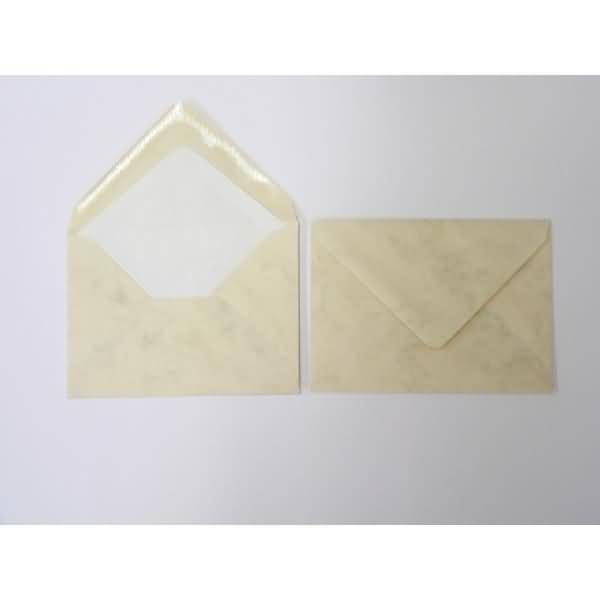 Briefumschläge 125x176mm (DIN B6) 100g/qm gummiert VE=100 St. chamois marmora