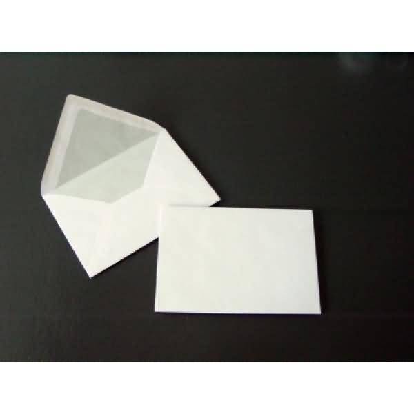 Briefumschläge C6 80g/qm gummiert VE=500 Stück weiß