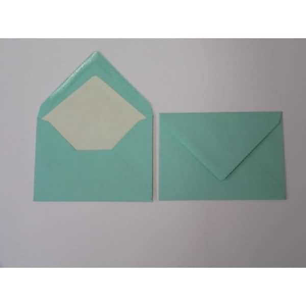 Briefumschläge 125x176mm (DIN B6) 100g/qm gummiert VE=100 Stück karibik