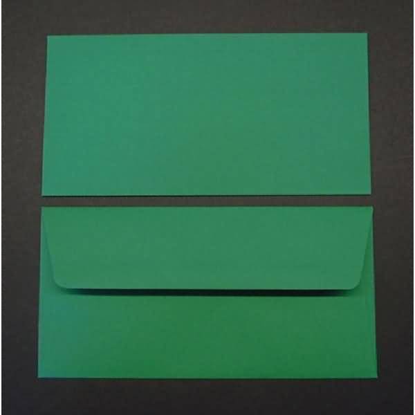 Briefumschläge DINlang 100g/qm gummiert VE=100 Stück tannengrün