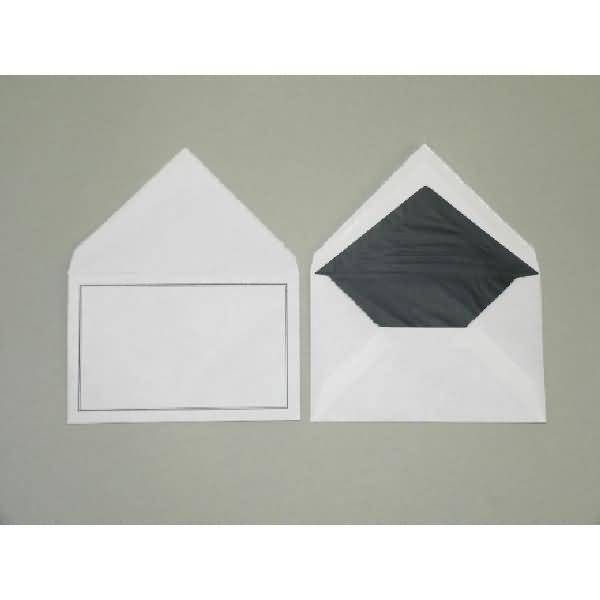Trauerumschläge 118x182mm 105g/qm gummiert VE=100 Stück weiß