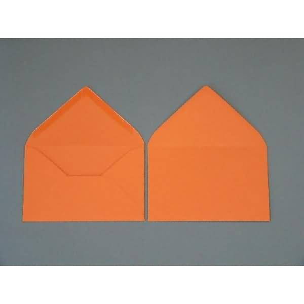 Briefumschläge 120x180mm 120g/qm gummiert VE=100 Stück apfelsine